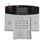 Sistema de alarma teledirigido de la seguridad del Lcd G/M con el telclado numérico del tacto