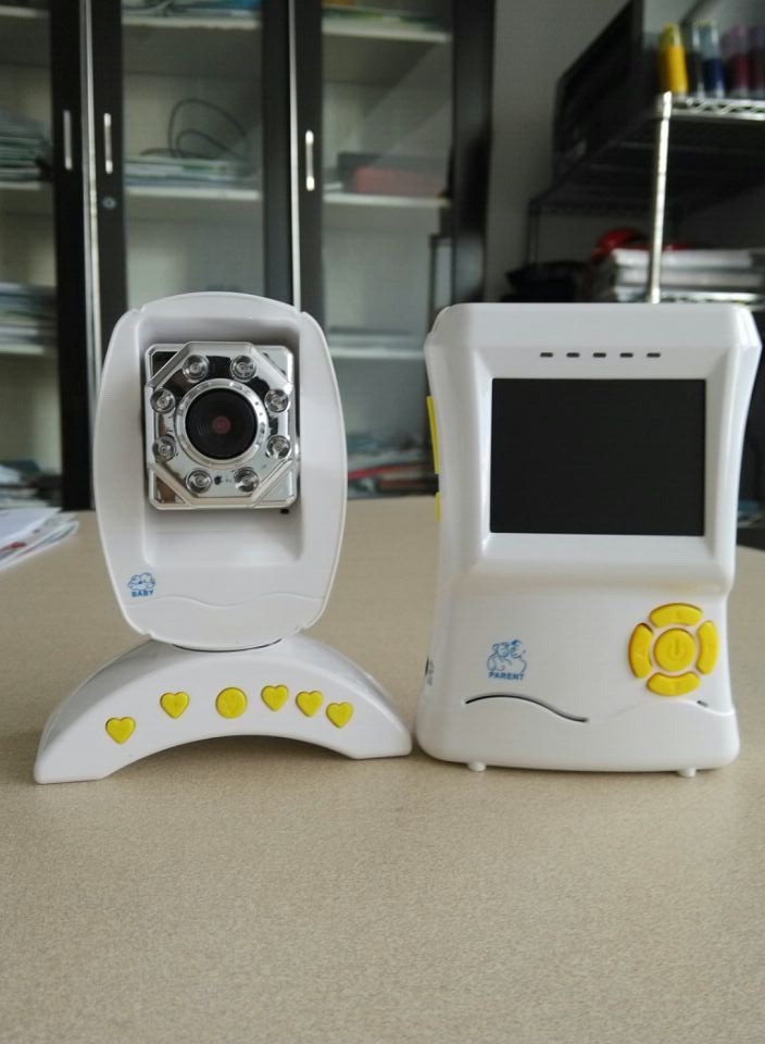 Monitor video inalámbrico del bebé, cámara infantil del monitor con imagen del color Cmos del sensor