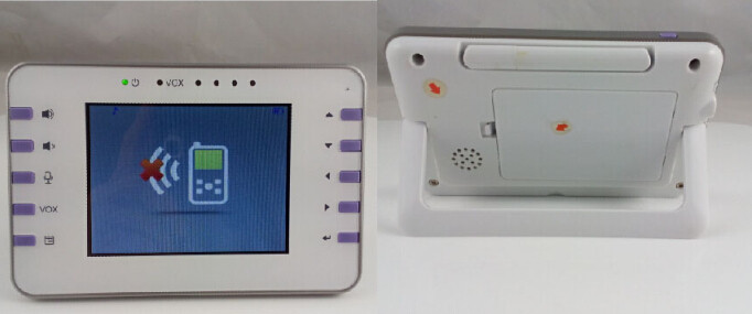 Monitor inalámbrico del bebé video de alta resolución de Digitaces con la cámara de la fuente de alimentación