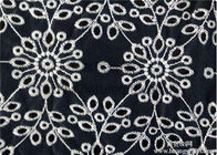 Tela bordada de la tapicería del vestido del poliéster hermoso del sofá