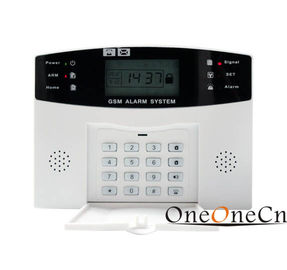 Sistema de alarma inalámbrico de la seguridad del G/M del hogar con el aviso LCD de la voz