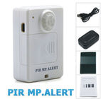 Alarma inalámbrica del G/M del sensor de PIR con el recurso seguro del tiempo largo de la ayuda de la banda del patio de la alarma del sensor del cuerpo