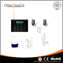 Sistema de alarma inalámbrico de la seguridad del G/M del hogar con la pantalla del telclado numérico del tacto