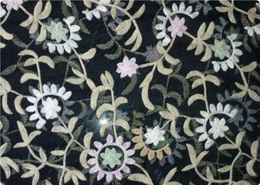 Tela 100% de tapicería contemporánea de las telas bordadas del poliéster